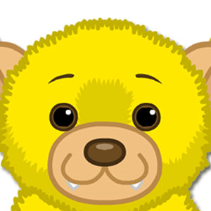 Webkinz Yellow Fluffy Cub